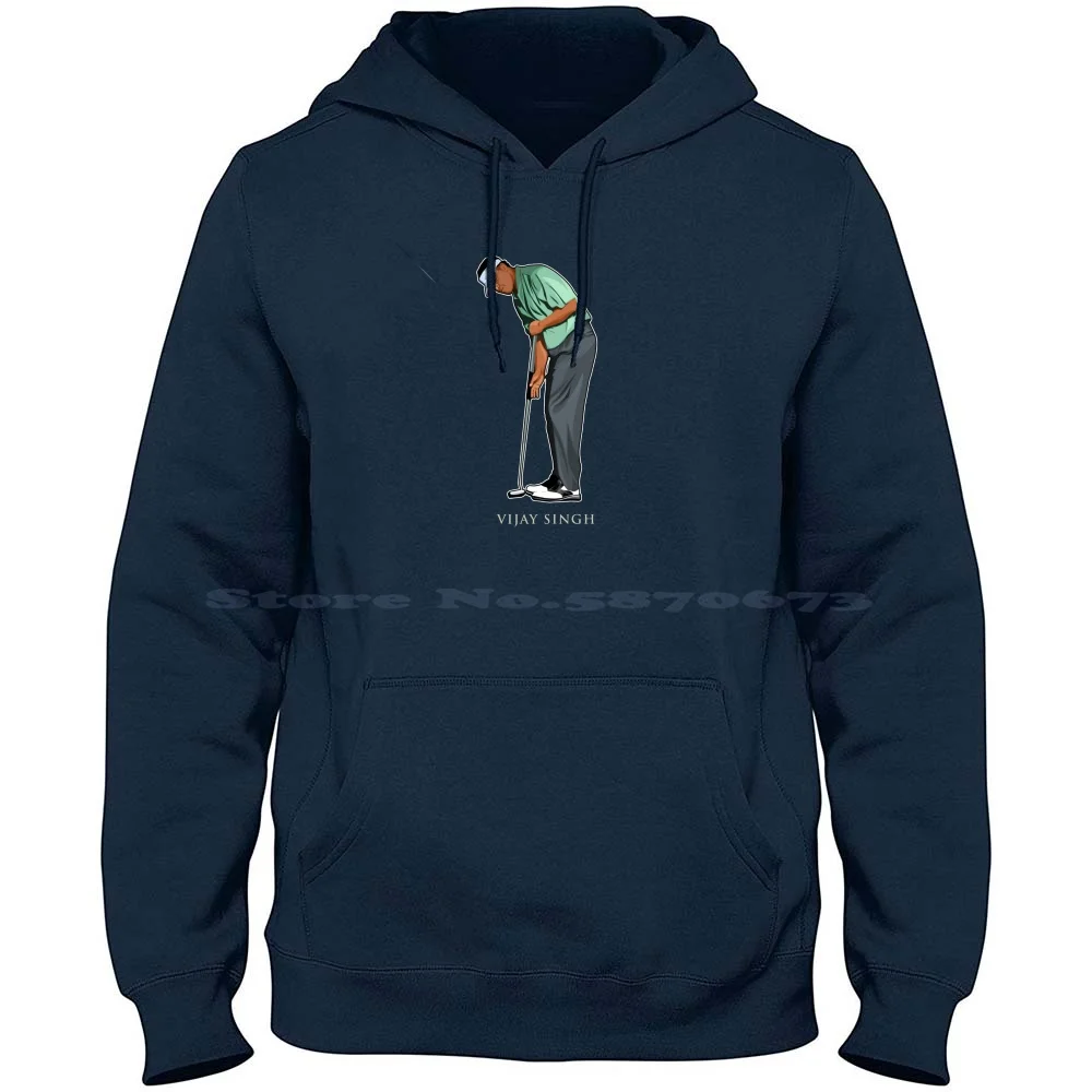 Vijay Singh Master Golf Legends 100% Cotton Hoodie T Shirt Vijay Singh Rory Mcllroy Jack Nicklaus Walter Hagen Masters Golfer