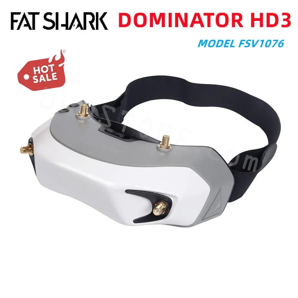 Fat Shark Dominator HDO3 Digital HD 1080p OLED Dual Micro Displays FPV Goggles Ultimate Bundle Walksnail Avatar for RC FPV Drone