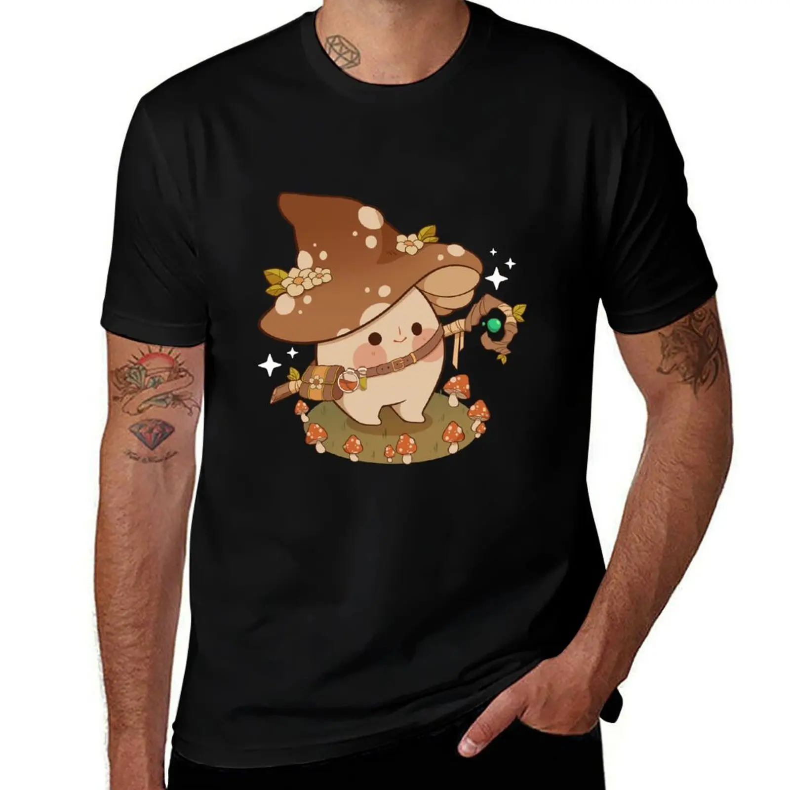 

Witchy mushroom T-Shirt rapper graphic tees anime tshirt shirts graphic tee Louboutins vintage t shirt men