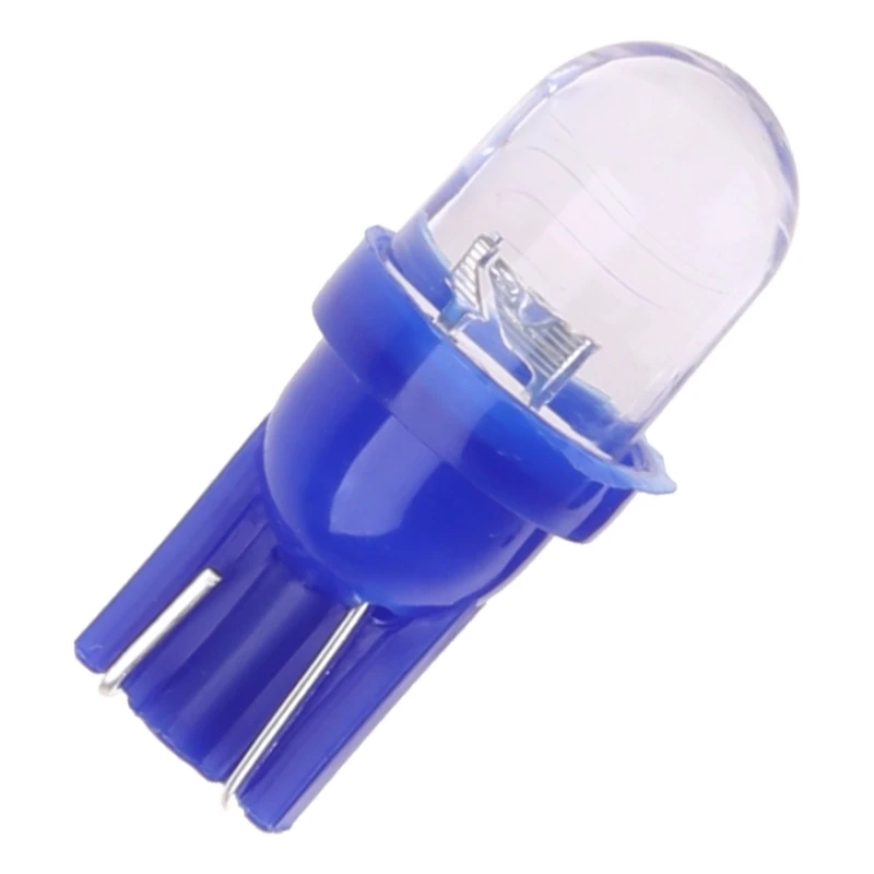 10x T10 194 168 Blue 12V LED Plate Dashboard Side Light Bulb J60F