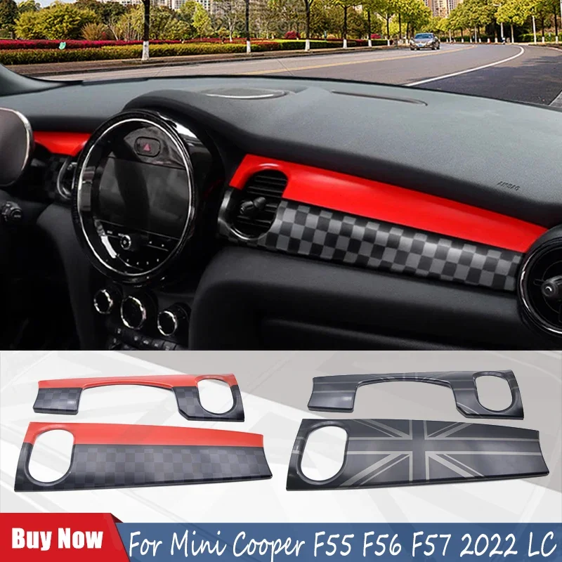 

For Mini Cooper F55 F56 F57 (2022) LC Brand New PC Material Plastic Cover Classic Color Dashboard Trim Car Auto- Accessories