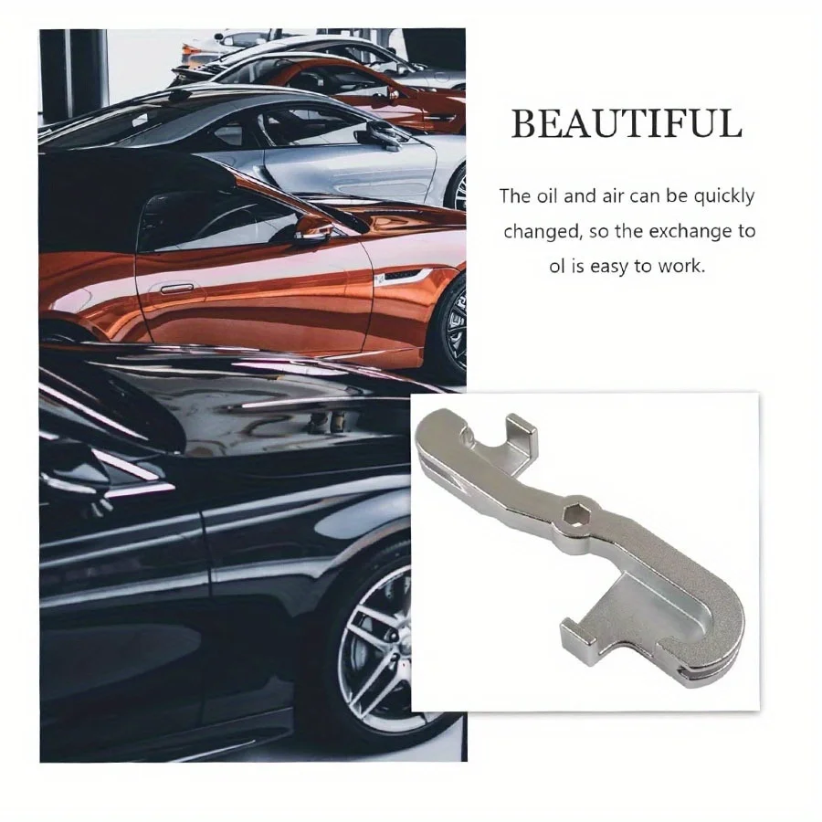 

Brake Line Tool Pipe Adapter Adjustable Bendable Durable Metal Construction For Most Vehicles Maintenance Hand-Held Repair Tool