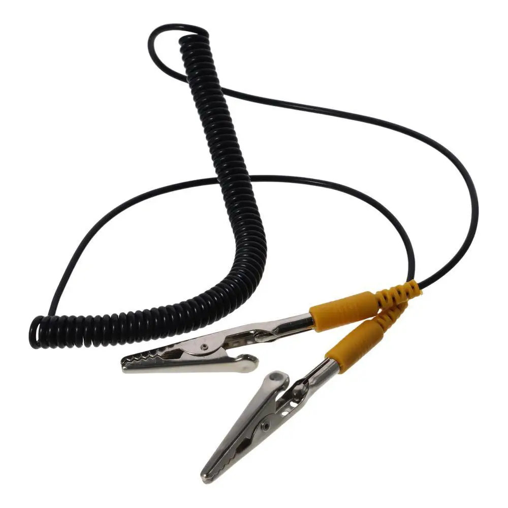 PU,Metal Anti-Static ESD Grounding Cable Black 180cm / 71