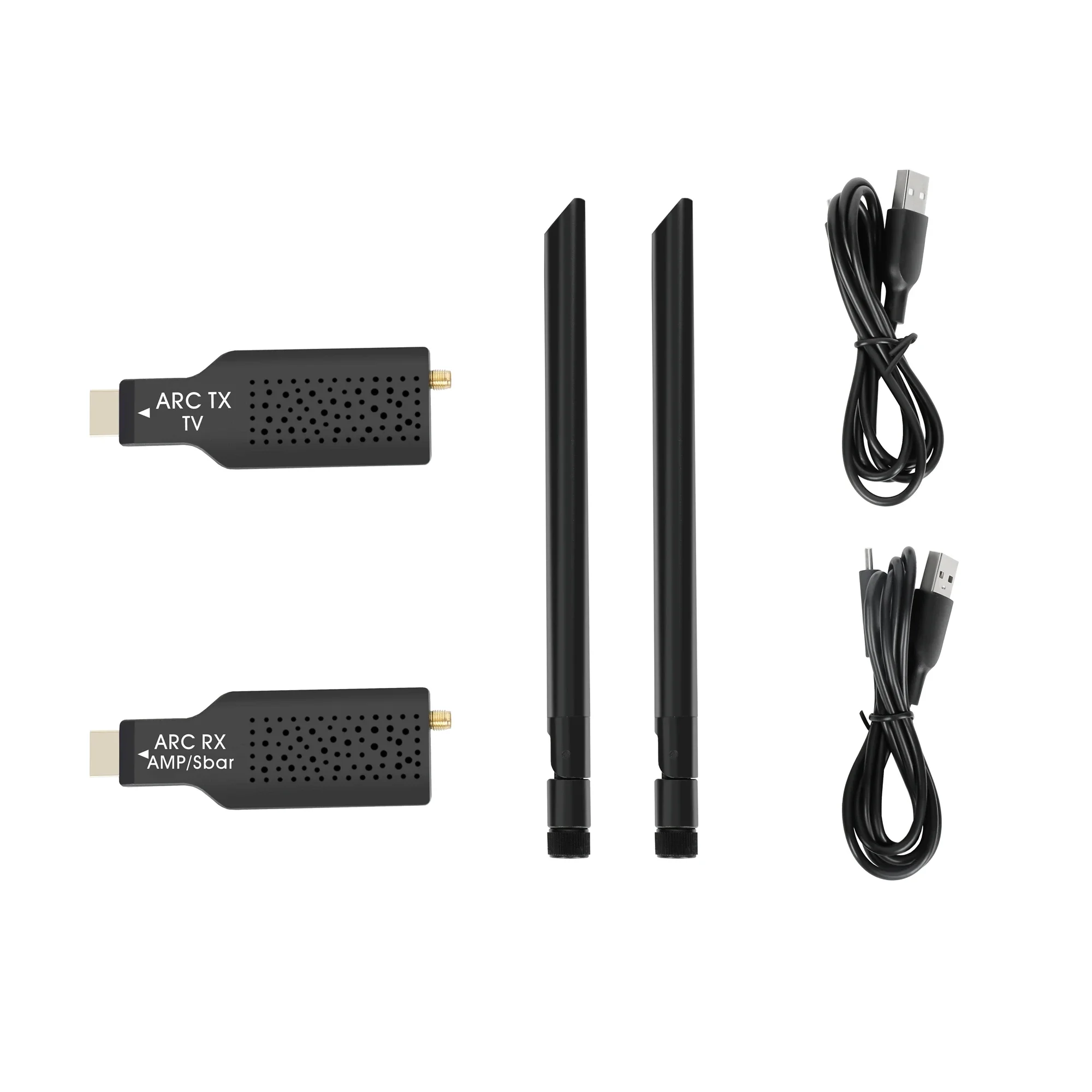 Receptor y transmisor de Audio inalámbrico de arco, 50M, 2,4G, adaptador extensor de Audio HDMI ARC inalámbrico para proyector de TV a altavoz de barra de sonido