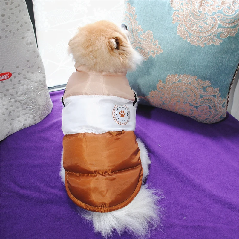 Puppy Clothes for Small Medium Dogs Vest Coat Winter Warm Pet Costume Dog Outfits French Bulldog Chihuahua Pug Pet Supplies