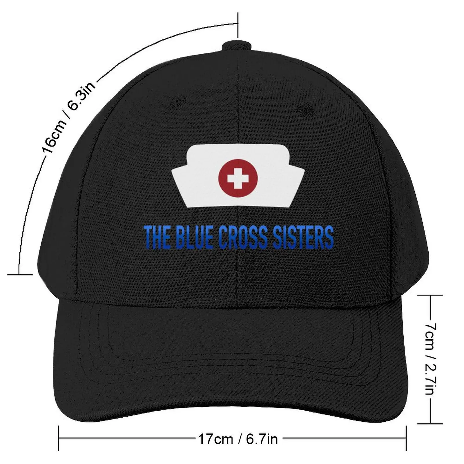 The Blue Cross Sisters, Custom for Rope Drop Nurses Baseball Cap Anime cute Horse Hat Men's Luxury Women's