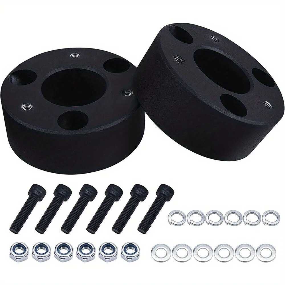 

3" Black Front Leveling Lift Kit Blocks Spacers For 2006-2022 Dodge Ram 1500 4WD