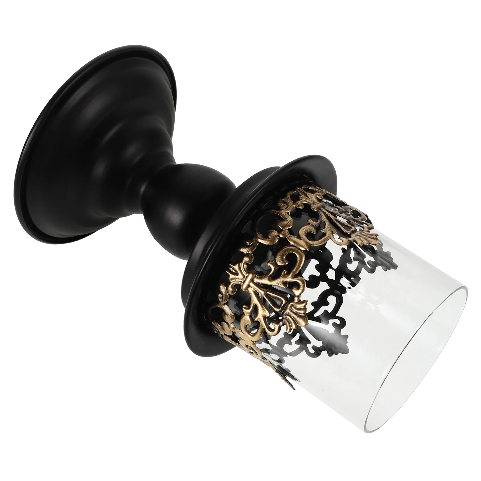 

Retro Taper Iron Vintage Candlestick Wedding Aromatherapy Decorative Stand For Party Living Room Dining Centerpiece Iron