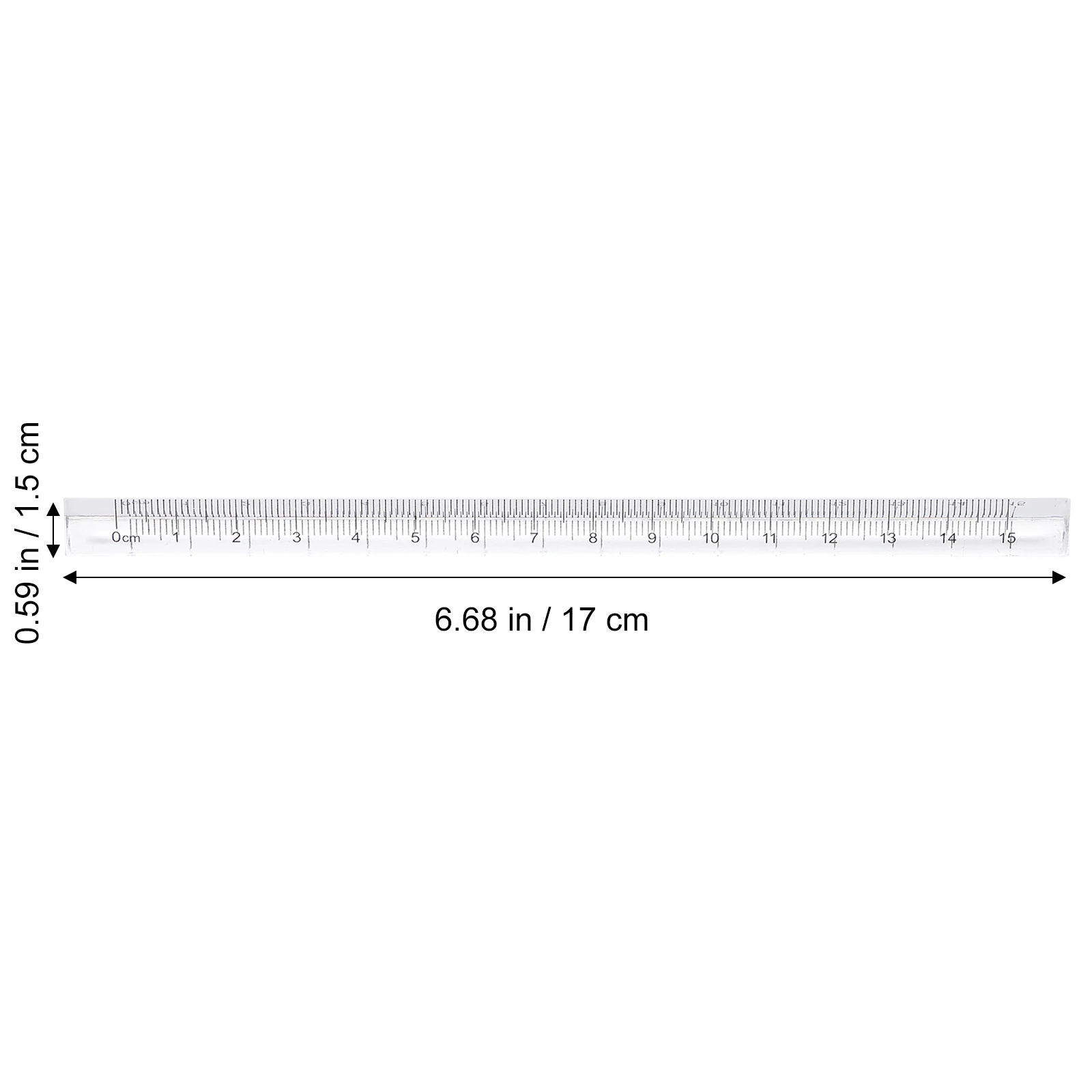 

8Pcs Triangular Rulers Transparent Clear Design Scale Rulers for School Students Drawing Architectural Technical
