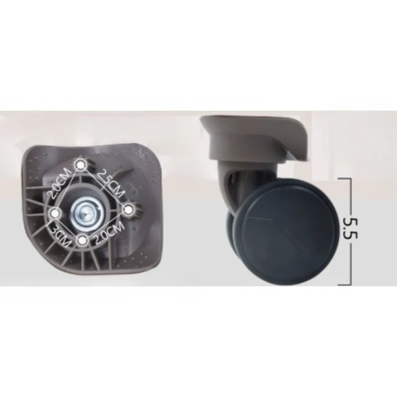 A84 Swivel Caster Wheels Fit For Delsey 0627 Suitcase, Trolley Luggage Roller Replacement Spare Parts