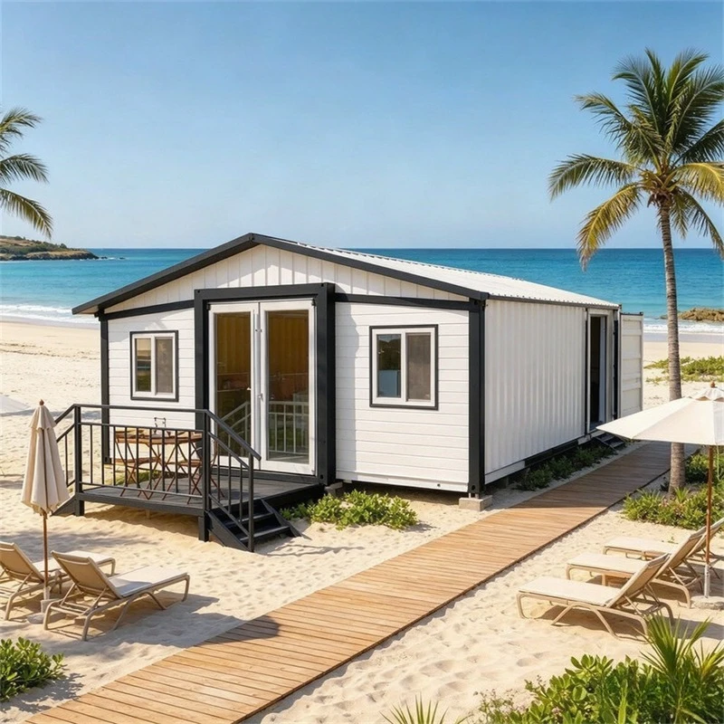 20ft 30ft 40ft Tiny Home Expandable Container House Luxury Modular Home Prefabricated House 2 3 4 Bedrooms Folding Room Cabins