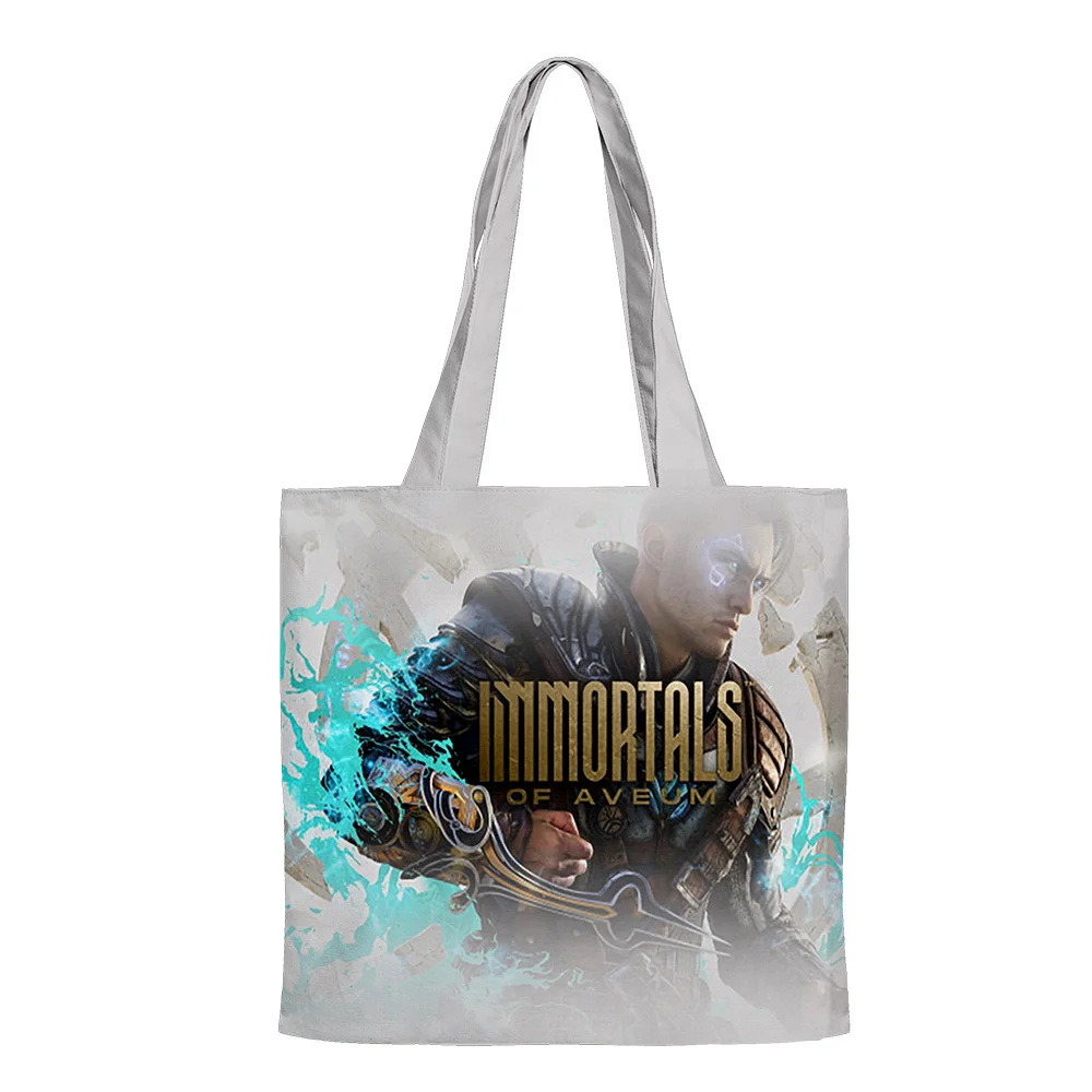 Immortals of Aveum 2023 New Game Bag Shopping Bags Reusable Shoulder Shopper Bags Casual Handbag