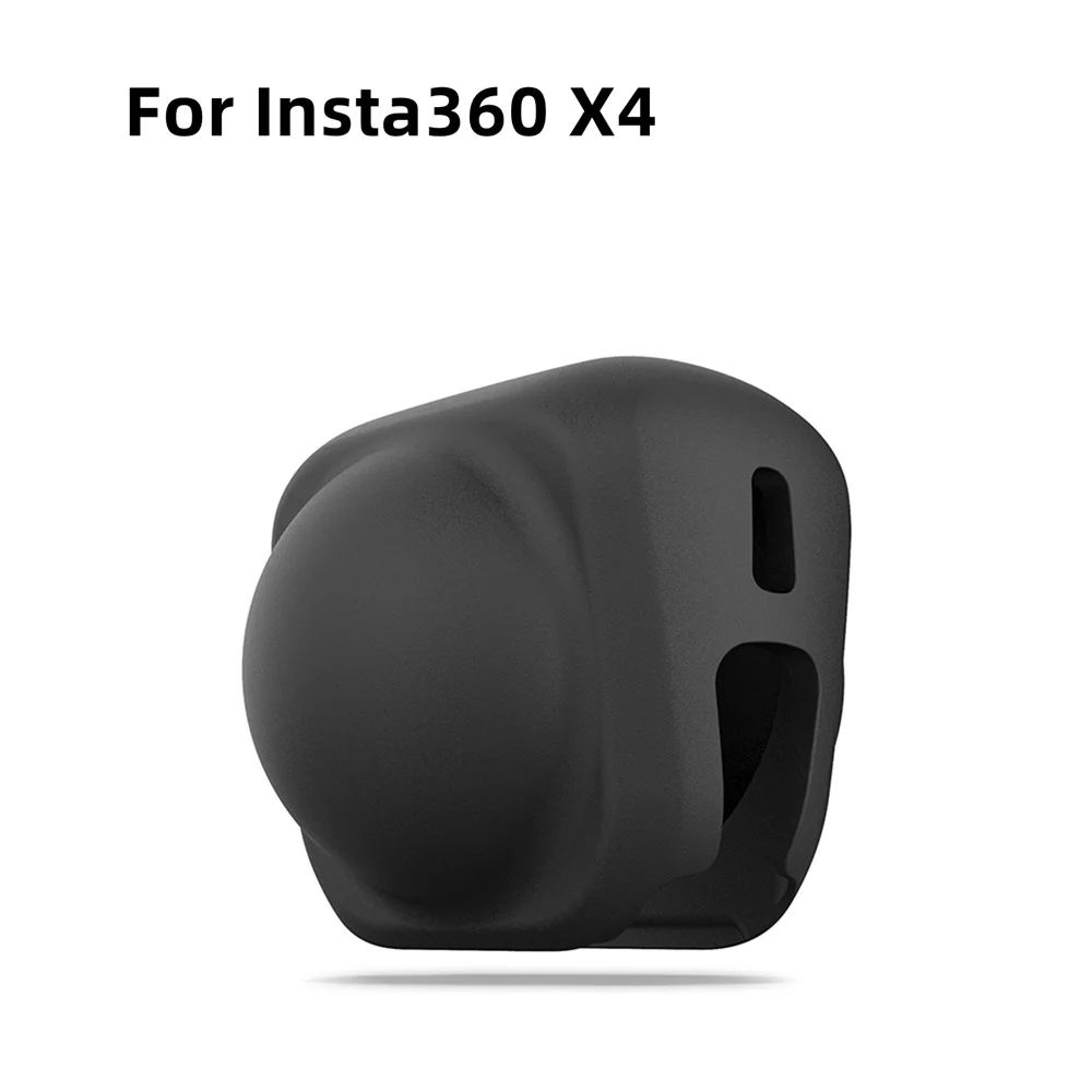 For Insta360 X4 Silicone Lens Cap Protective Cover Sports Camera Accessories
