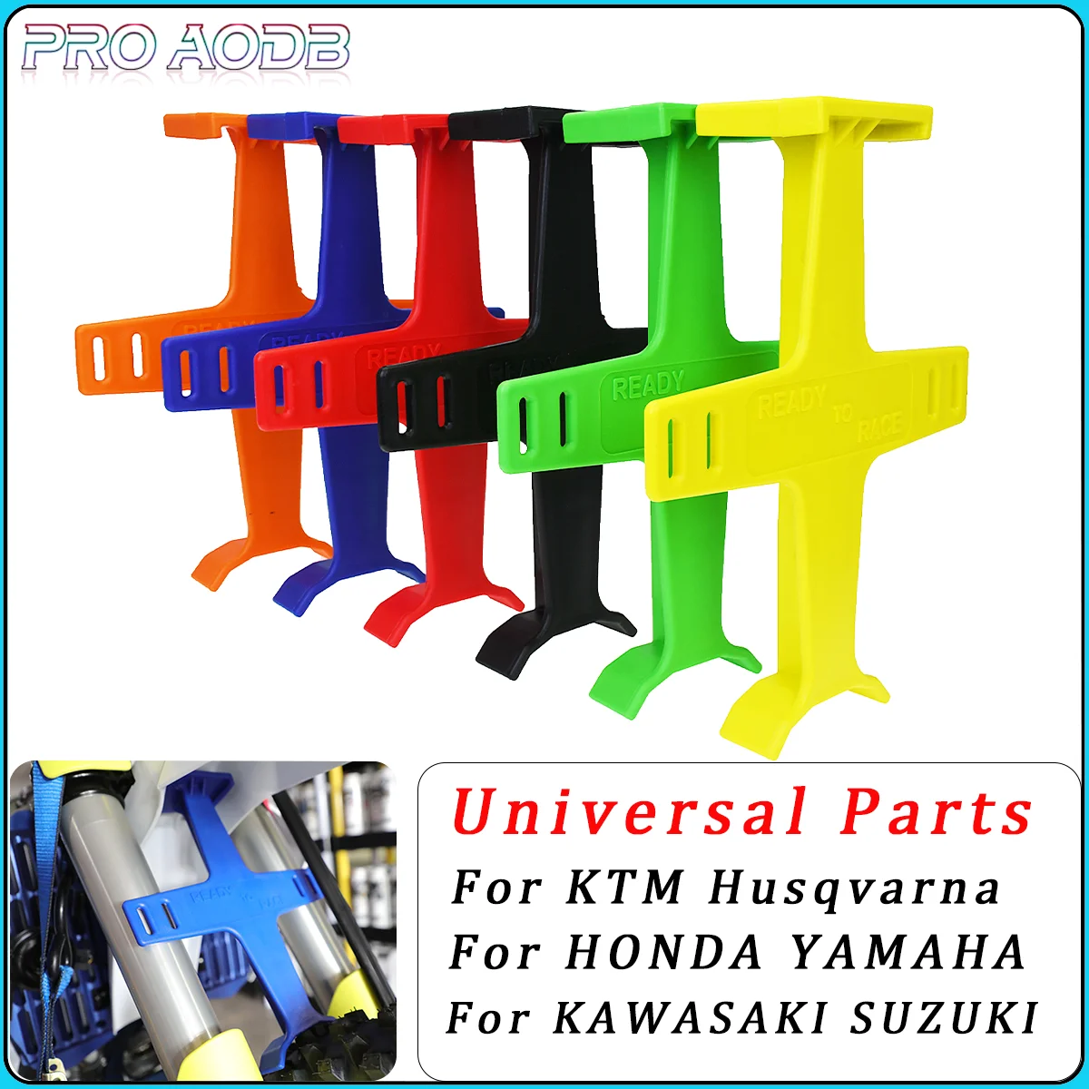 Motorcycle 25CM Plastic Fork Support Brace For KTM Honda Yamaha KAWASAKI SUZUKI SX EXCF XCW YZ YZF CRF RM RMZ125 150 250 350 450