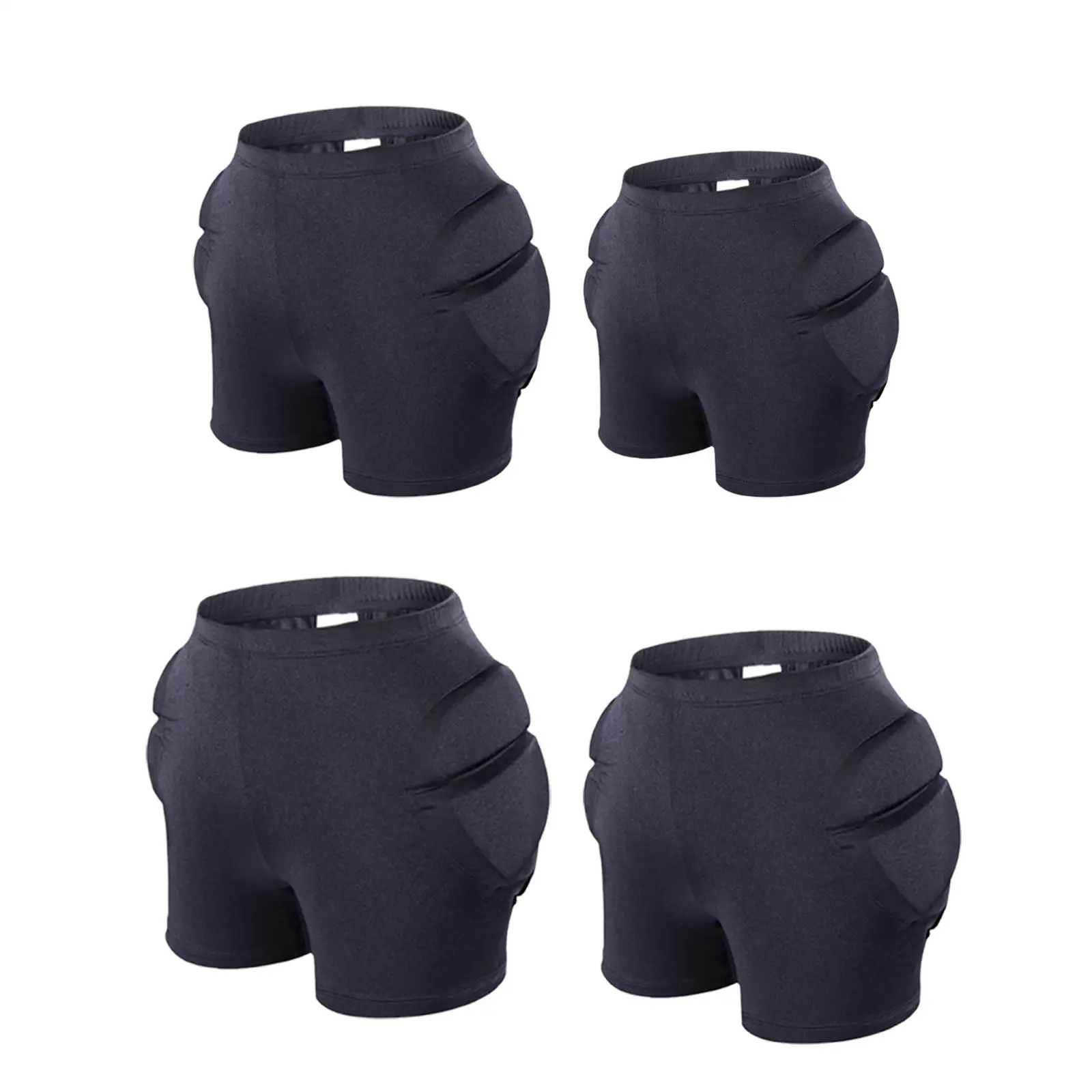 Padded Shorts Kids Adults Hip Protector for Skateboarding Snowboard Biking