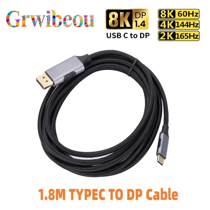 1.8M Typec To Dp Ca…
