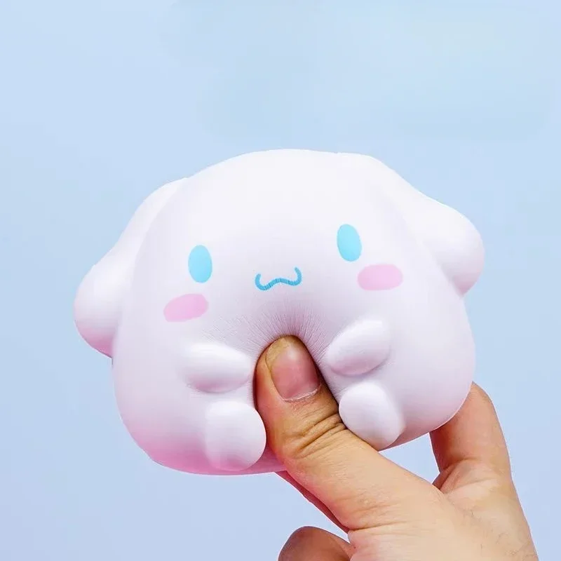 Sanrio Kawaii Stress Relief Toy Kuromi Cinnamoroll Stress Relief Squishy Anime Cartoon Children's Hand Pinch Toy Healing Gift