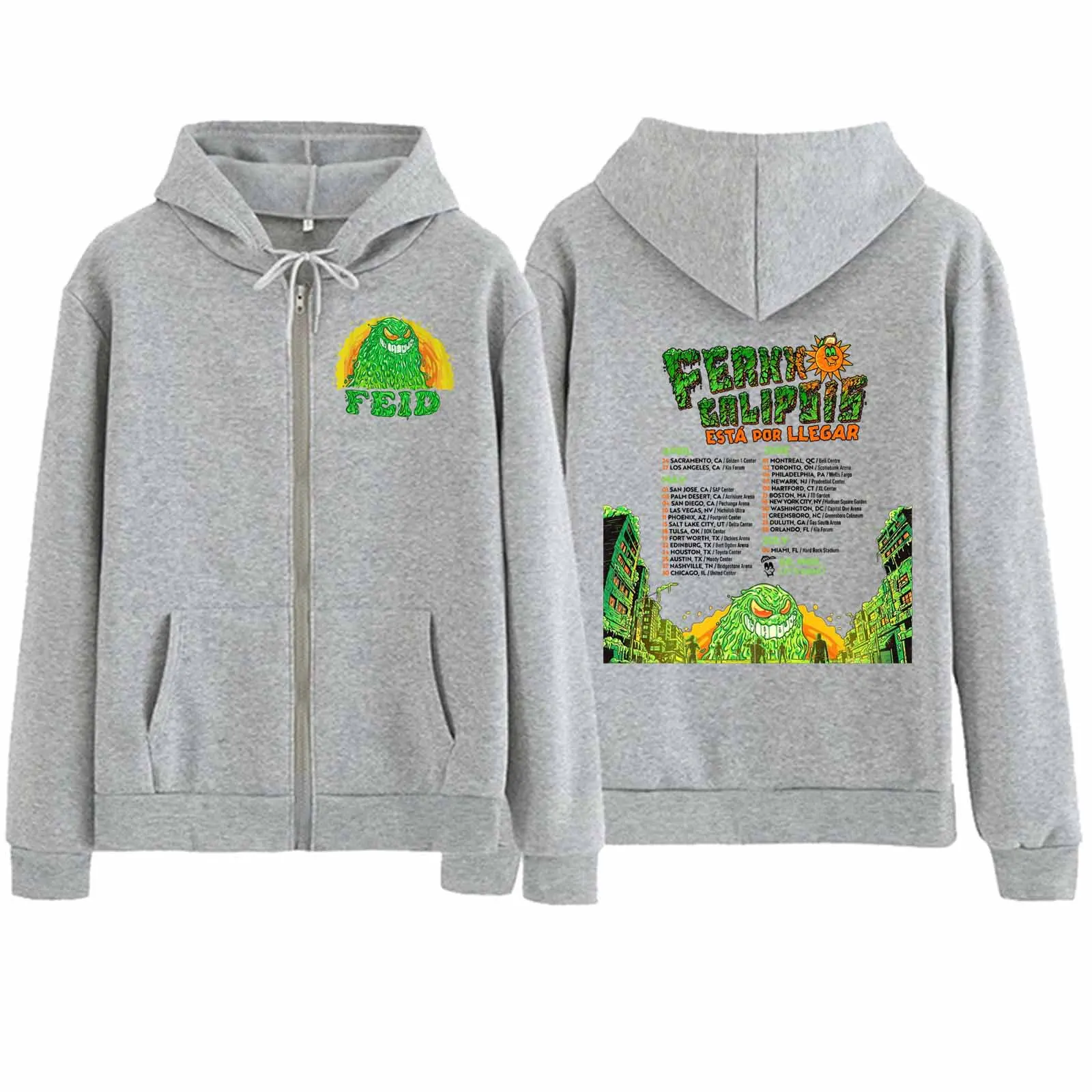 Feliz Cumpleanos Ferxxo Feid Rits Hoodie Harajuku Pullover Tops Sweatshirt Streetwear