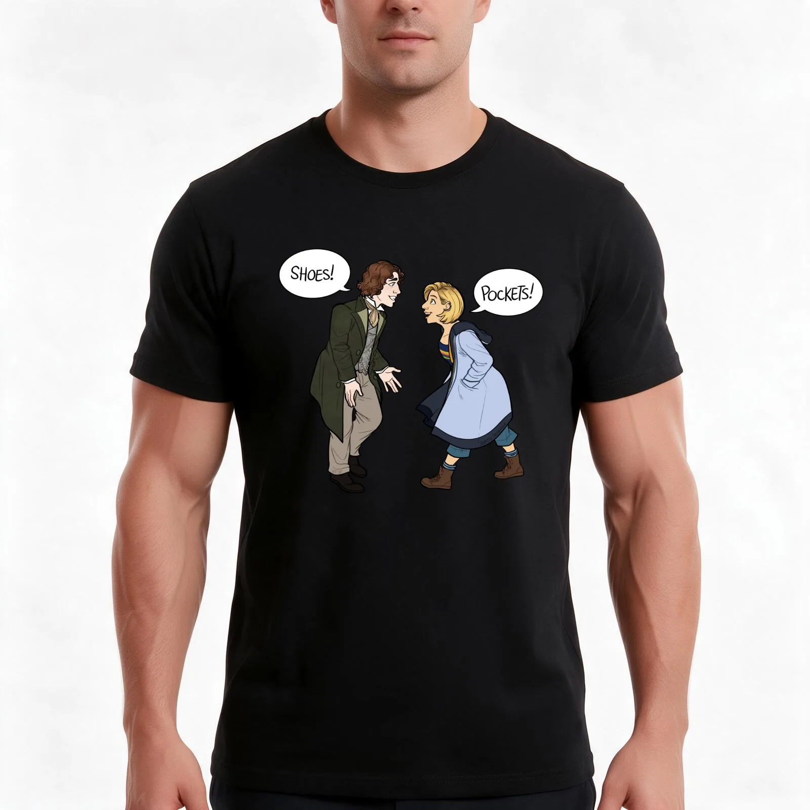 The Delight of Shoes and Pockets T-Shirt, Summer Casual Cotton Tee, Oversized Streetwear Tops, Vintage Graphic Print