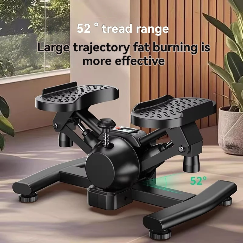 Equipo de fitness para torsión de cintura y subir escaleras, máquina para caminar, puede ayudar a perder peso, pedal izquierdo y derecho ajustable