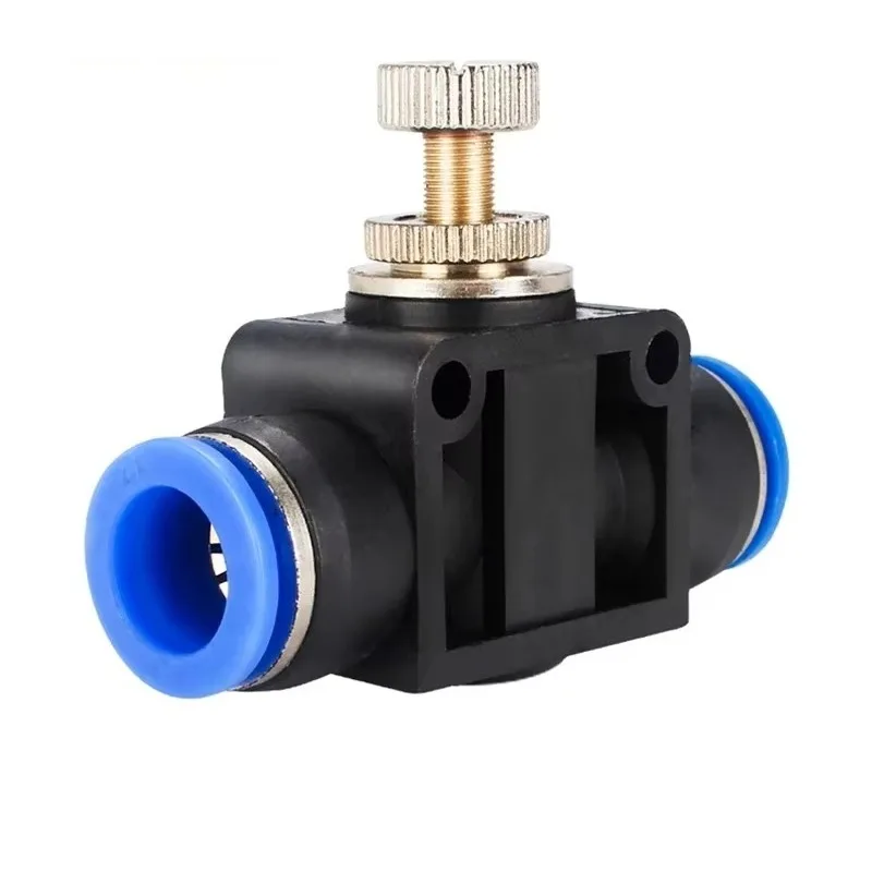 Pneumatic throttle speed control quick hose water connector pneumatic connector adjustment 4mm 6mm 8mm 10mm