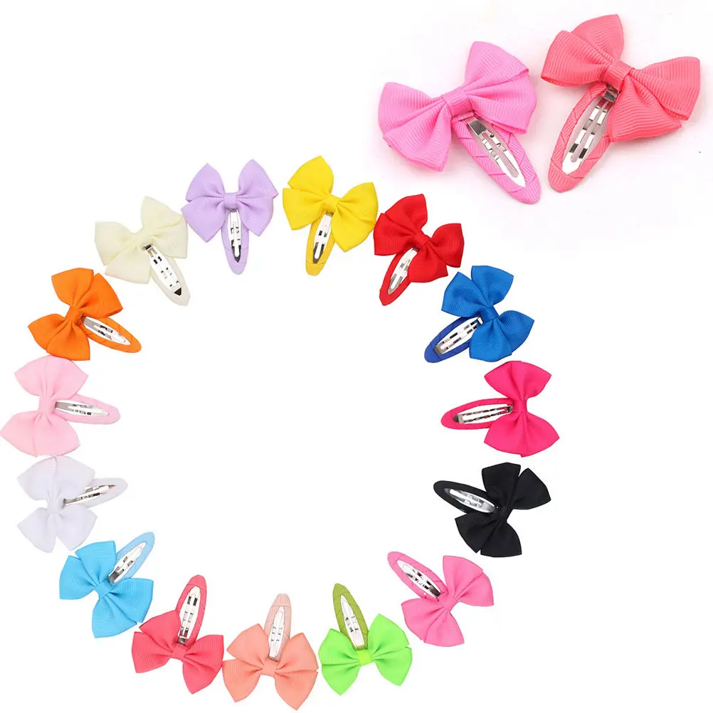 

12Pcs Hair Clips Bowknot Colorful Hairpins Barrettes Ponytail Bangs Accessories Hair Clips