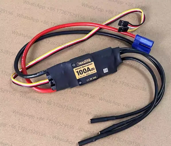 Freewing 100A 120A ESC With Thrust Reverse Brake for RC Jet Plane 4-6S  70 80 90 90mm EDF Airplane DIY  Aircraft Spare Parts Fr