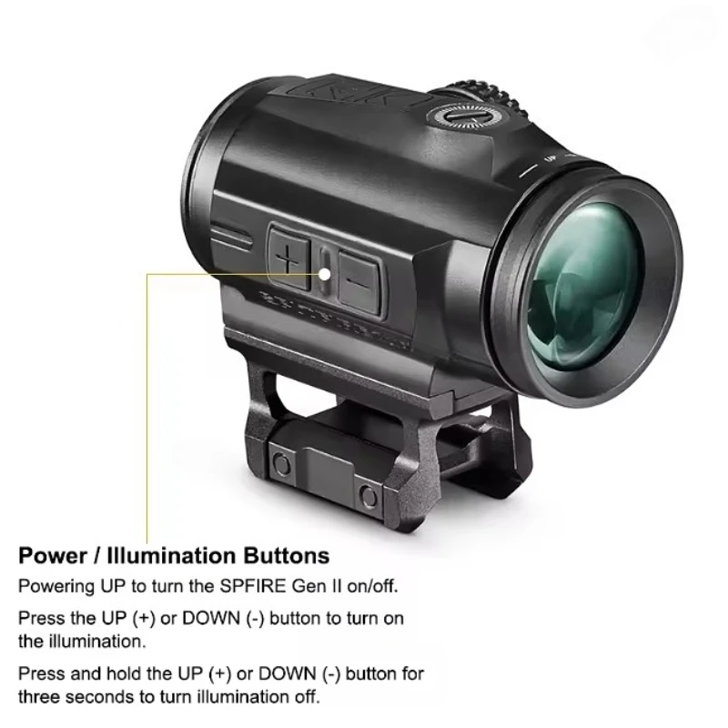 SPI TFIRE Gen II 3X المنشور نطاق AR-BDC4 شبكاني HD عدسة عناصر للرؤية الليلية التكتيكية الصيد منعكس بندقية نطاق صالح 20 مللي متر السكك الحديدية