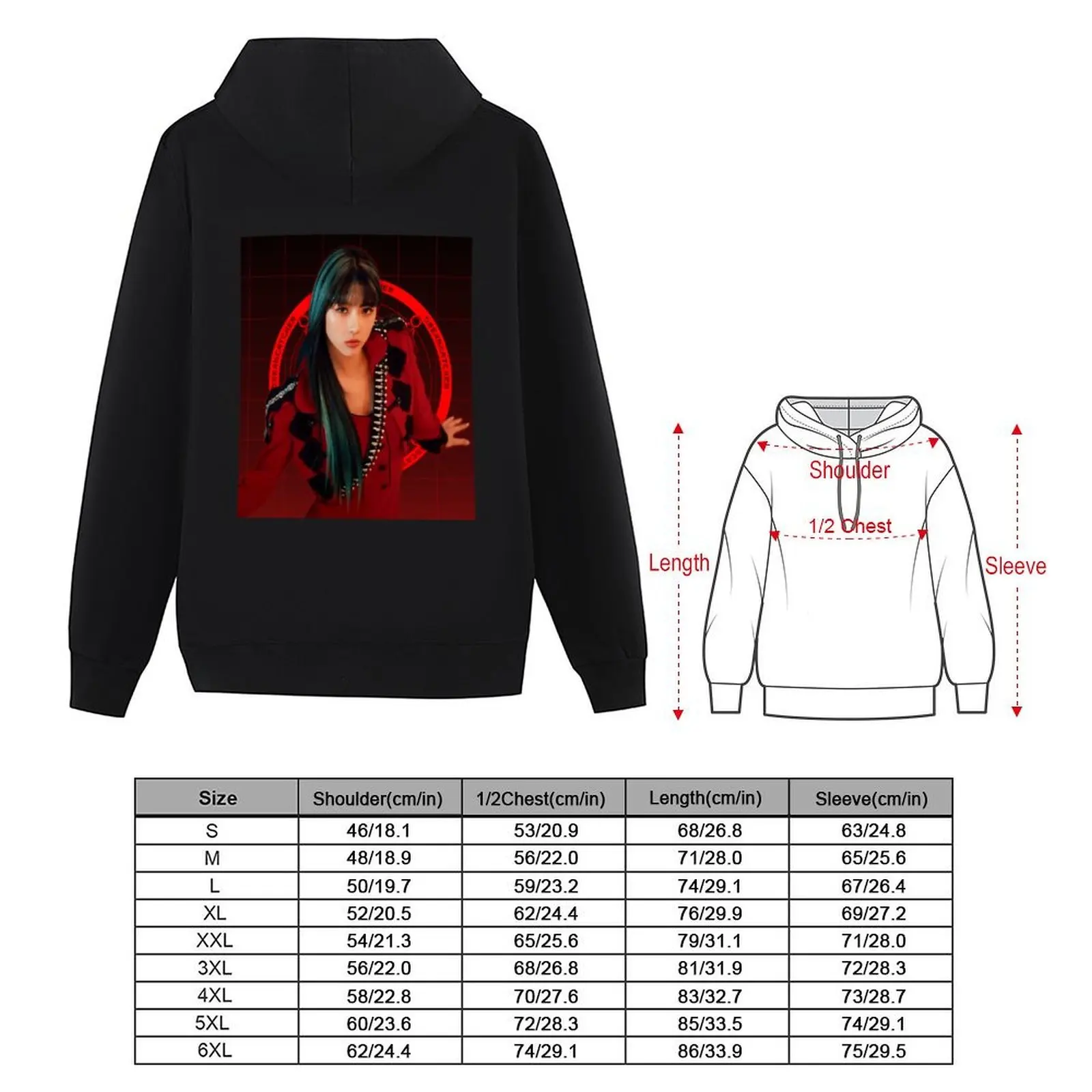 DREAMCATCHER YOOHYEON KPOP Толстовка мужская одежда футболки с рисунком осенняя новая футболка Фото №4