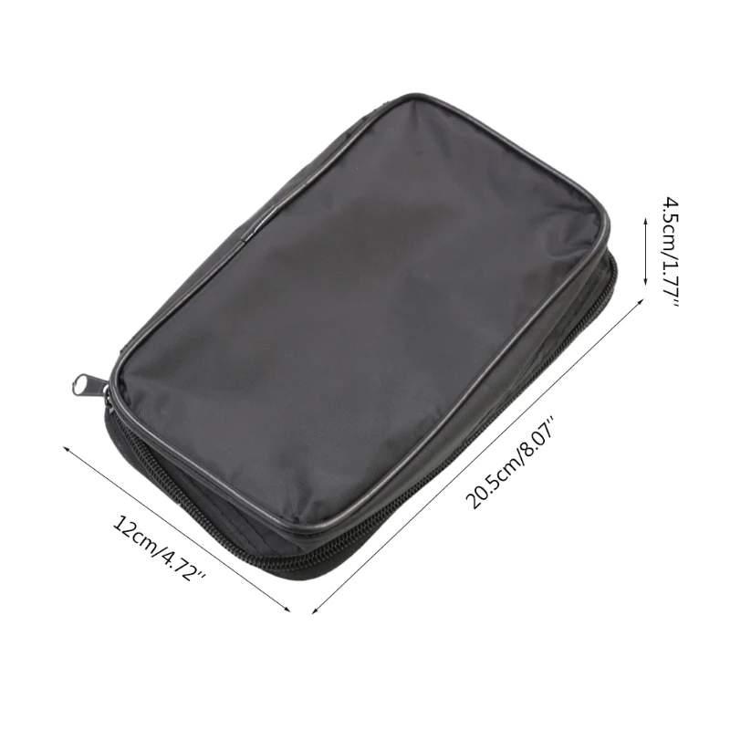 Multimeter Case Canvas Case Multipurpose Instrument Storage Bag Digital Multimeter Durable Tool Bag