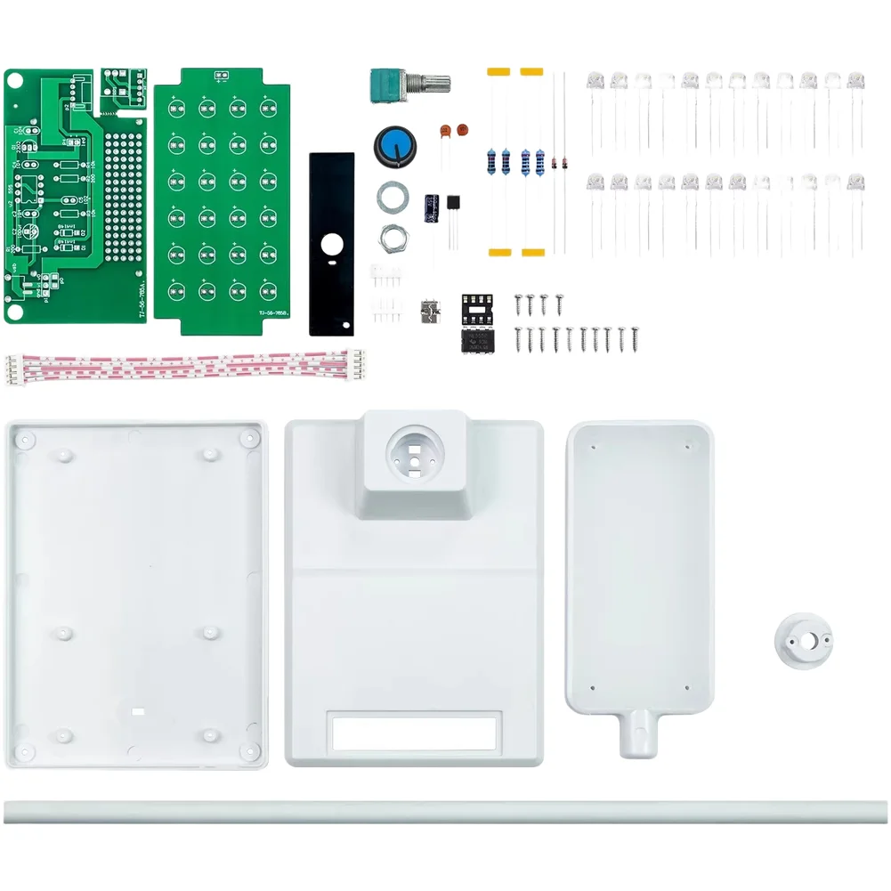 NE555 For PWM LED Desk Lamp DIY Soldering Kit Adjustable Brightness USB Charging Flexible Neck Table Light For Electronics Learn