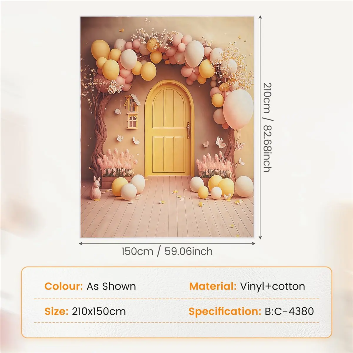 

Фотографический фон M05K 210x150 см для прямых трансляций, реквизит для семейных портретов, декор для фотостудии B