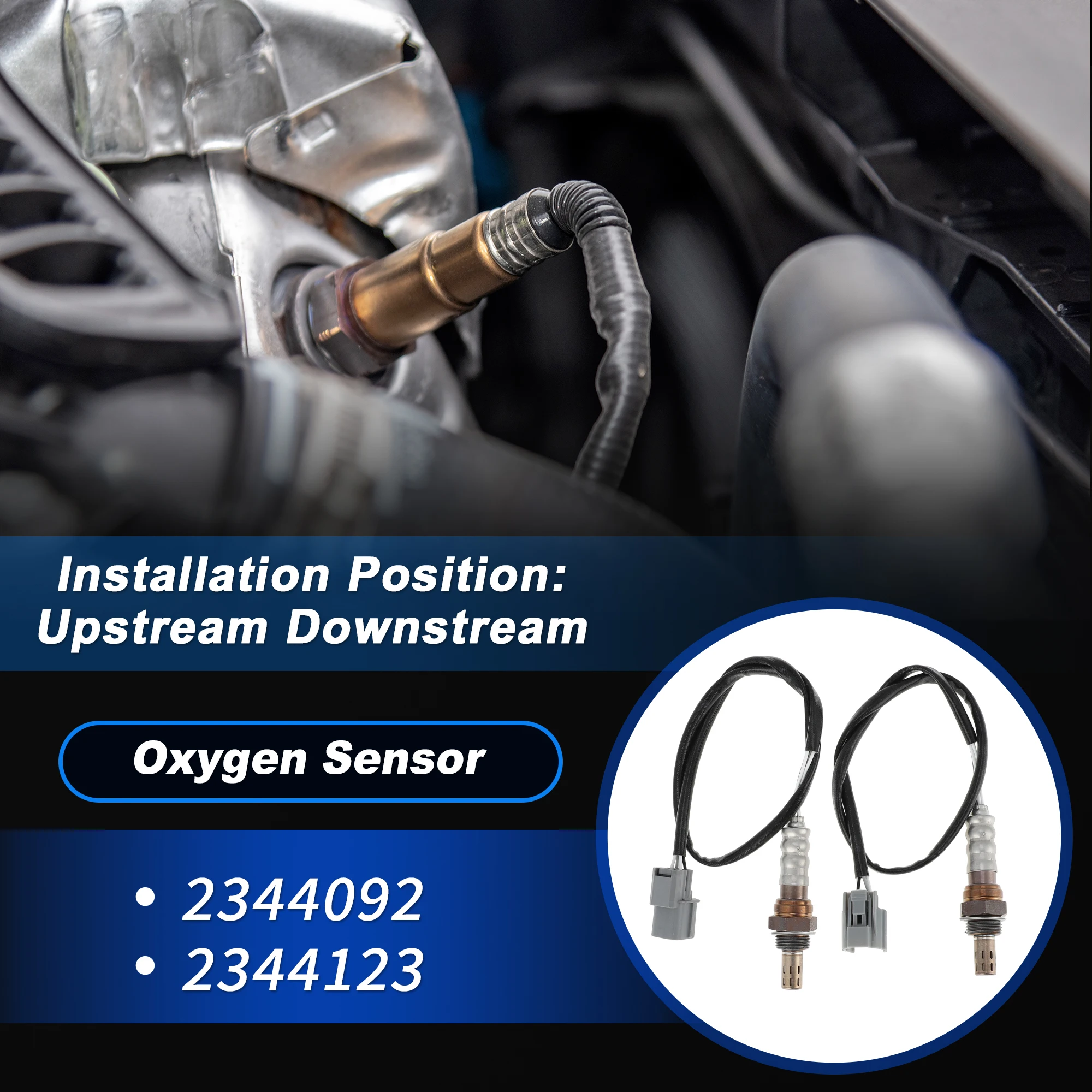UXCELL Upstream & Downstream Oxygen Sensor for Honda Civic 1.7 L4 2001-2005 2pcs