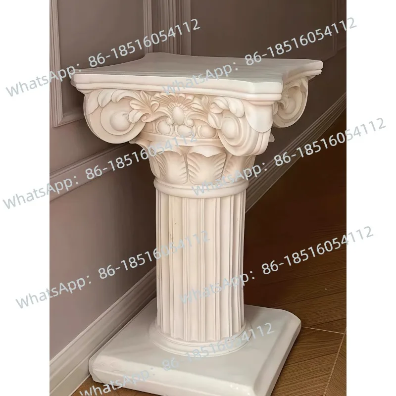 

Ретро римская колонна край несколько украшений основание украшения B & B интерьер кафе украшение дома журнальный столик диван угловой несколько