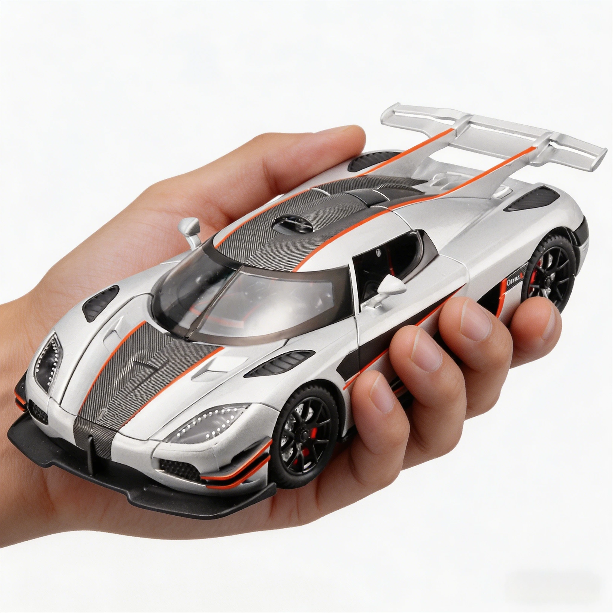 

1:24 ONE-1 Miniature Toys Cars Alloy Diecast Models Pull Back Vehicles 4 Doors Opened Sports Car Toddler Toys For Kids Gifts