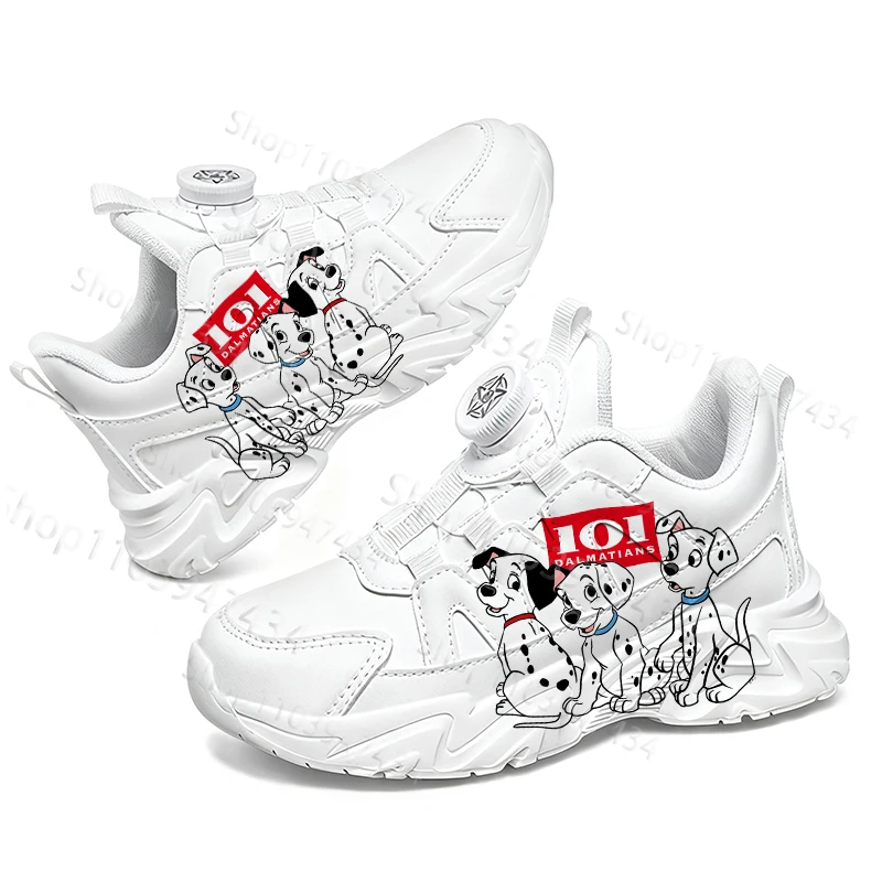 101 Dalmatians Youth Student Campus Children Sneakers Boys Girls Rotating Button Simple Campus Outdoor Sports Shoes 2026 Gift - Image 2