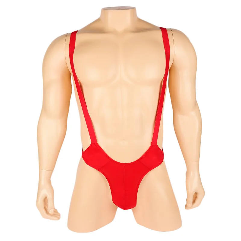 Gelo Translúcido Fragmentos Roupa Interior para Homens, Colete Alto Corte, Teddy Thong, Collant Sexy, Bodysuit Mankini, Lingerie Erótica