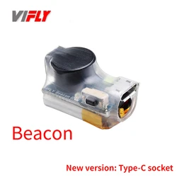 VIFLY Beacon Wireless Drone Buzzer 80mah giroscopio autoalimentato LED 105DB per DJI quad qualsiasi Drone fino a 30 ore di orario di lavoro