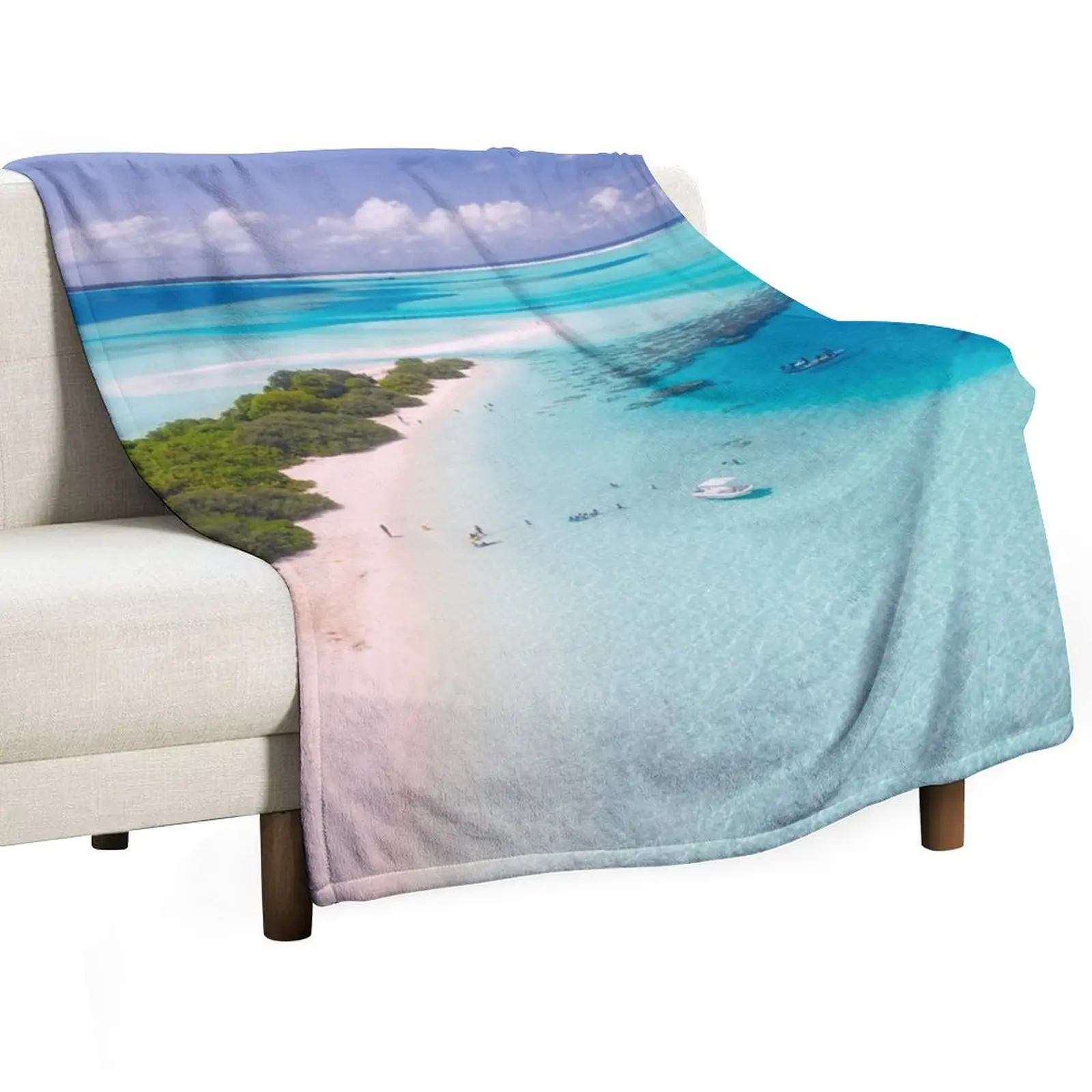 

maldives tropics- beach themed for home Throw Blanket Sofa for winter Thermals For Travel Blankets
