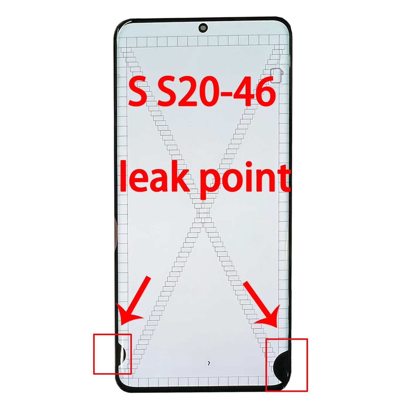 For Samsung S20 LCD Display Touch Screen Digitizer for G980 G980F SM-G981B SM-G981F Dead Pixel Line Burn LCD Replacement