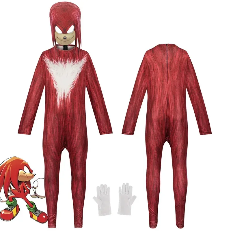 Disfraz de Cosplay CyJeu Sonics Spinball, disfraz clásico de erizo, máscara para niños, regalos de fiesta de Halloween, vestido