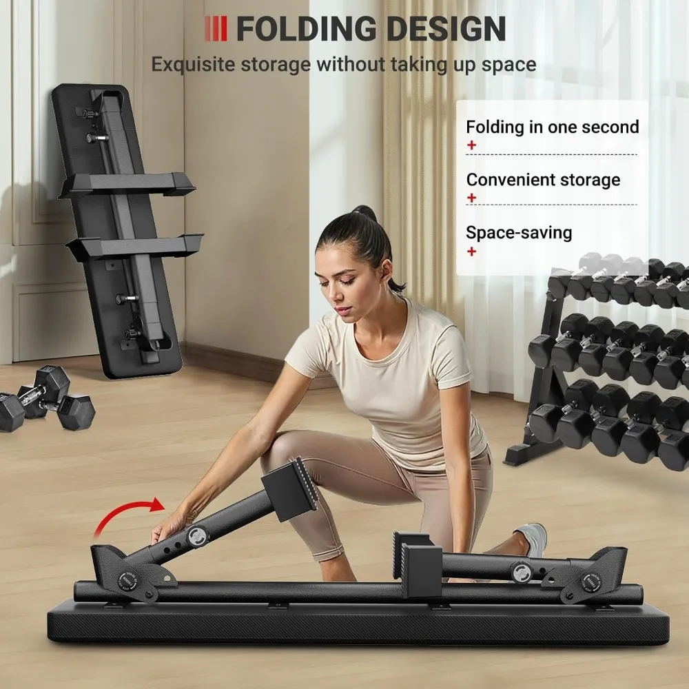 مقعد وزن متين قابل للطي - مكبس مقعد قابل للتعديل لصالة الألعاب الرياضية المنزلية عالي السعة لتدريب القوة