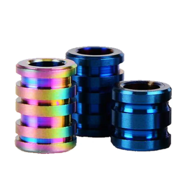 Titanium Alloy Knife Beads Rope Cord EDC Paracord Bead Pendant EDC Fidget Spinner Push Slider DIY Accessories Fidget Slider Bead