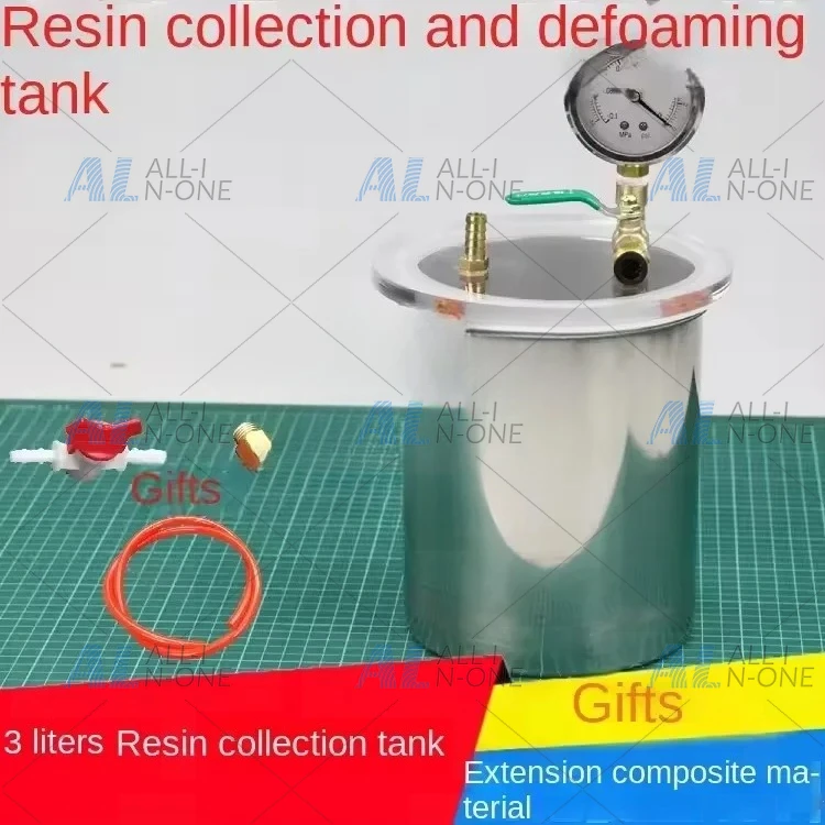 3L Vacuum Resin Collector Pot For Vacuum Resin Infusion Process Drying Chamber Degassing