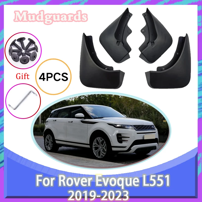 

Soft Glue Fender For Range Rover Evoque L551 2019-2023 Mudflaps Splash Mud Mudflap Flap Mudguard Anti-scratch Car Accessories