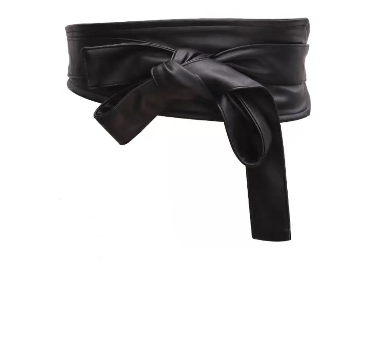 เข็มขัดผู้หญิงแบบกว้างสไตล์เรโทร สำหรับตกแต่งชุดเดรส สีกากี พร้อมกระโปรง เสื้อสเวตเตอร์ เสื้อโค้ท ระดับไฮเอนด์