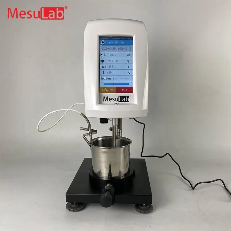 MesuLab Digital Krebs Stormer Viscometer for Measure Paint Viscosity Meter Ku2 Intelligent Krebs Viscosimeter Stormer Viscometer