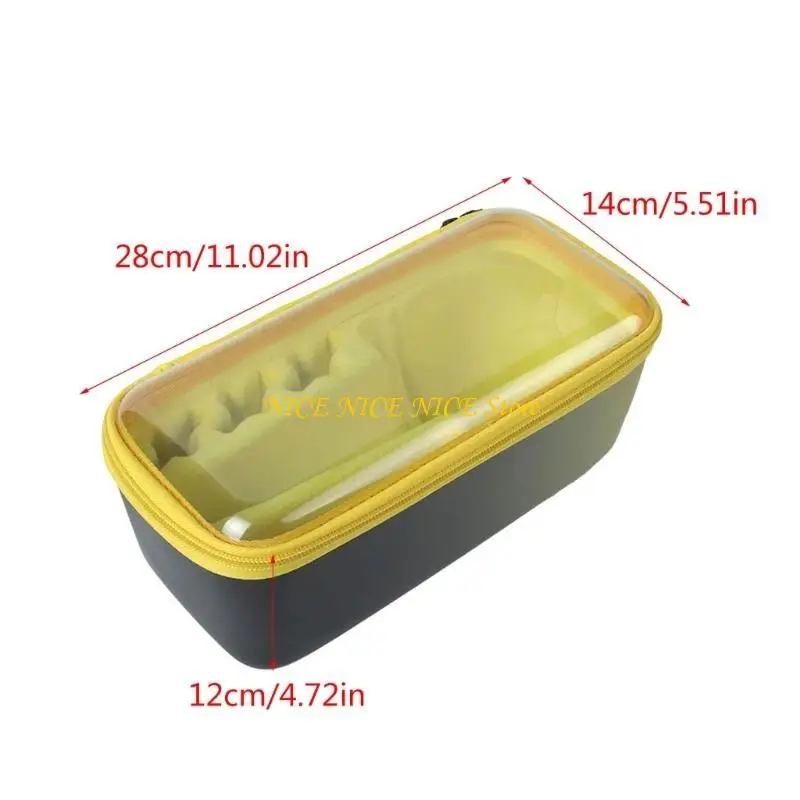 Music Light Carrying Case Fan Support Glowlamp Bag para diecisiete