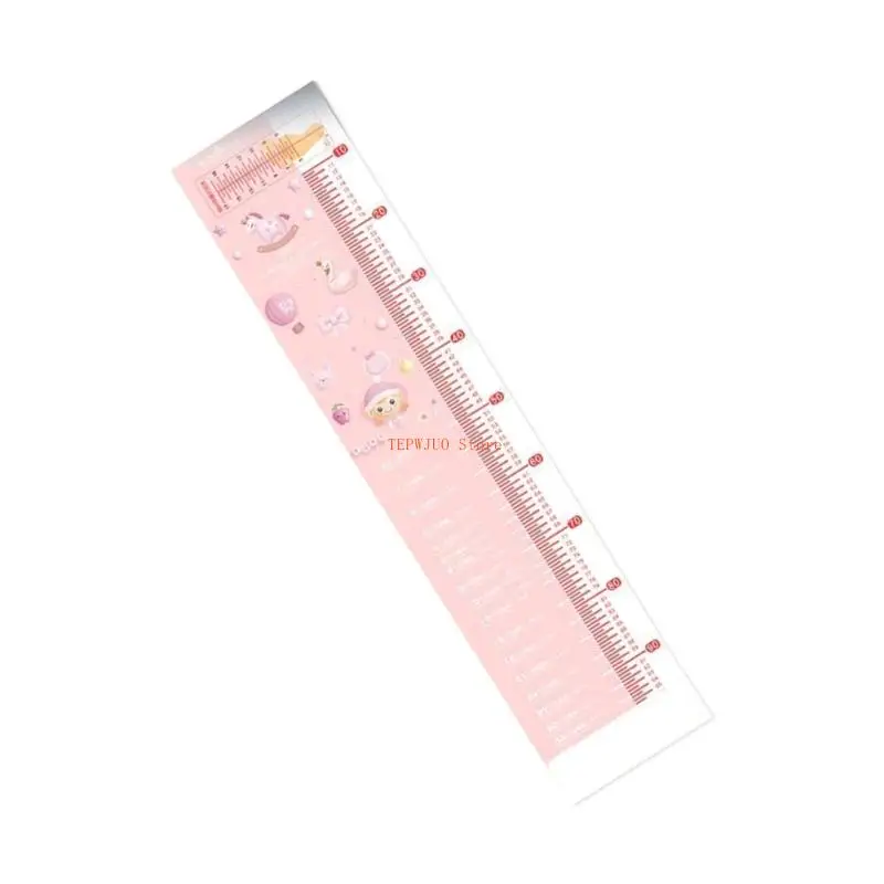 U50F الرضع ارتفاع قياس حصيرة جميل طفل أطفال ارتفاع حاكم الارتفاع قياس متر لقياس سهلة ودقيقة #3