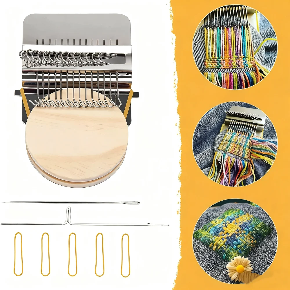 Quadro de tecelagem de madeira - Loom Weaving Frame avaliação e preço